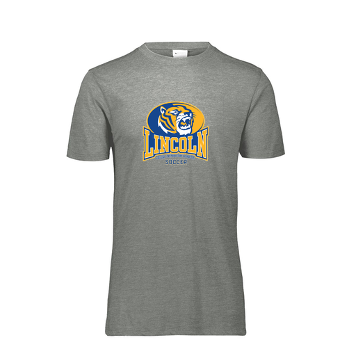 [FTSCUBGY-AS-LOGO3] Decker Men's Tri-Blend T-Shirt - Short Sleeve (Adult S, Gray, Logo 3)