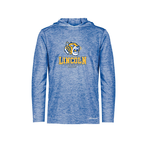 [FOLHCGRY-YS-LOGO1] Decker Youth Charge Hoodie (Youth S, Royal, Logo 1)