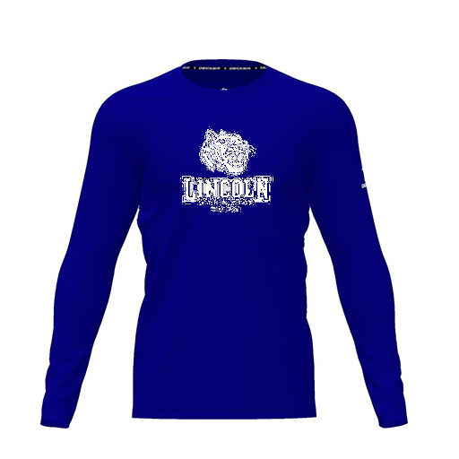 [CUS-DRIF-TEES-PER-CNK-LSL-RYL-YXS-LOGO1] Dri Fit Performance T-Shirt (Youth XS, Royal, Logo 1, Long Sleeve)