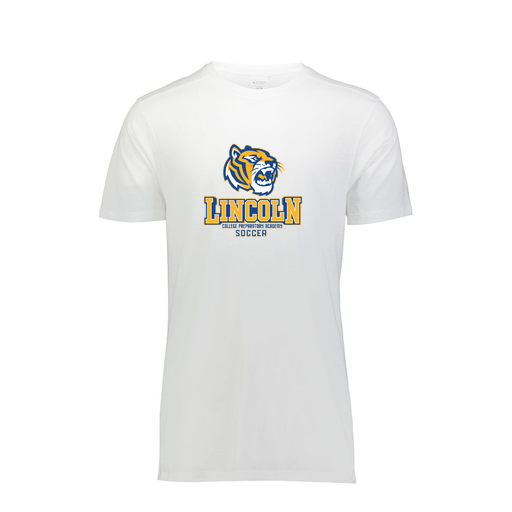 [FTSCUBWH-AS-LOGO1] Decker Men's Tri-Blend T-Shirt - Short Sleeve (Adult S, White, Logo 1)