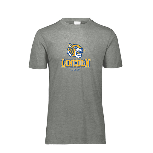 [FTSCUBGY-AS-LOGO1] Decker Men's Tri-Blend T-Shirt - Short Sleeve (Adult S, Gray, Logo 1)