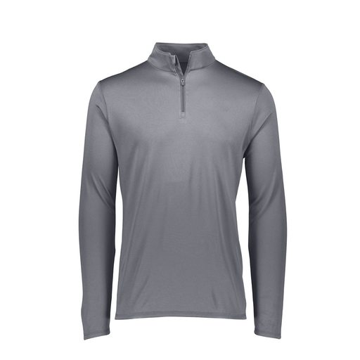 [2785.059.S-LOGO1] Men's Flex-lite 1/4 Zip Shirt (Adult S, Gray, Logo 1)