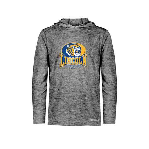 [FOLHCGBK-YS-LOGO3] Decker Youth Charge Hoodie (Youth S, Black, Logo 3)