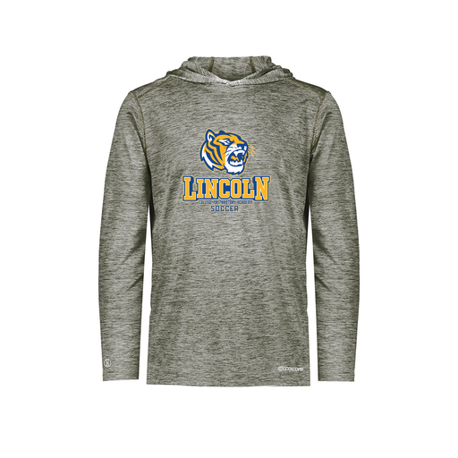 [FOLHCGGY-YS-LOGO1] Decker Youth Charge Hoodie (Youth S, Gray, Logo 1)